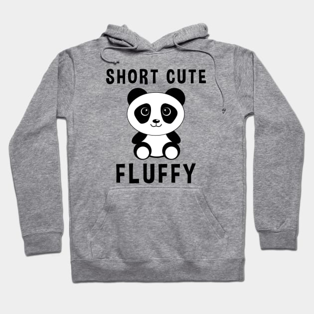 Short Cute And Fluffy Panda Hoodie by zerouss